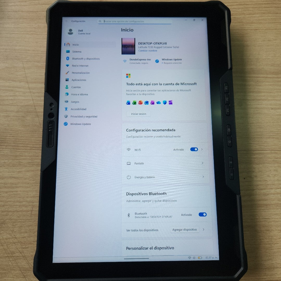 TABLETA DELL LATITUDE 7230 RUGGED EXTREME (2024) 256 GB SSD 16 GB RAM (SEMINUEVO)