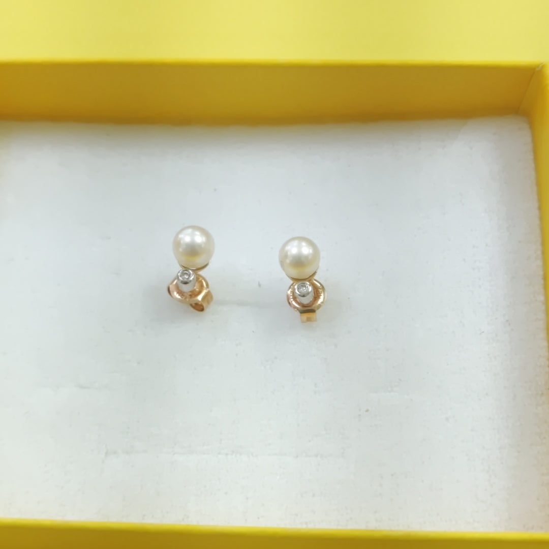BROQUELES PAR ORO 14 K 1.1 GRMS (SEMINUEVO)