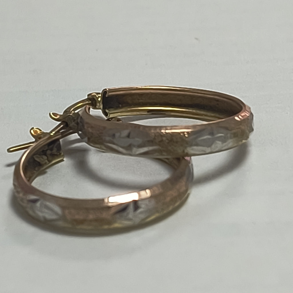 ARETES PAR ORO 14 K 2.2 GRMS (SEMINUEVO)