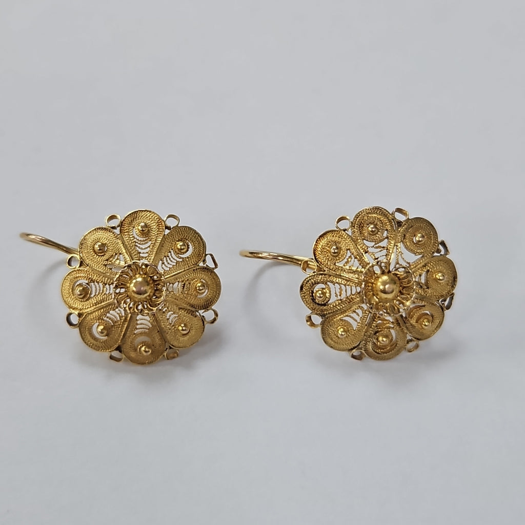 ARETES PAR ORO 10 K 3.3 GRMS (SEMINUEVO)