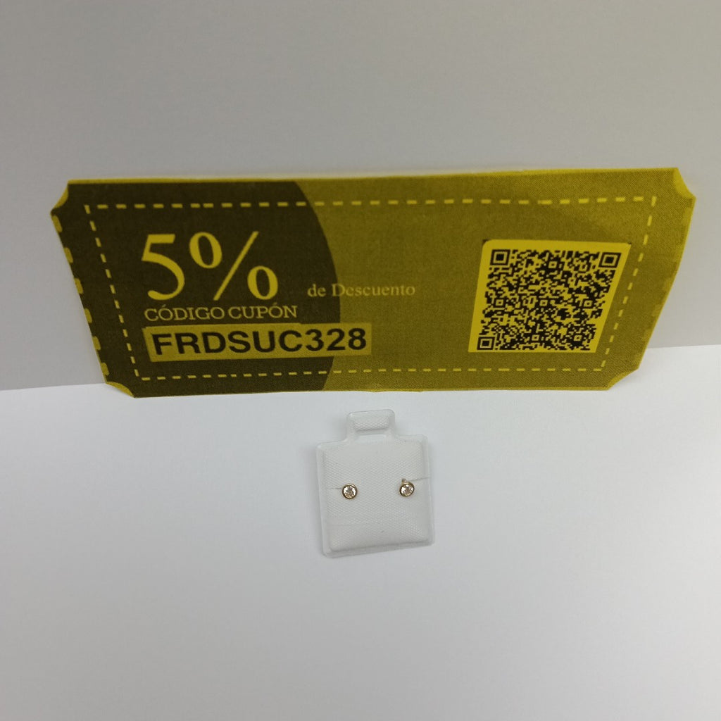 BROQUELES BROQUEL C CIRCONIA 14K 0.1501 GR (NUEVO)