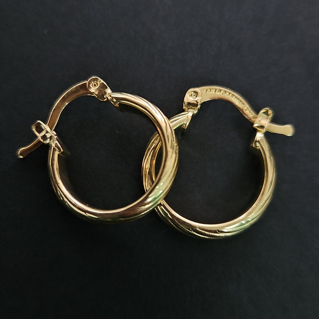 ARETES ARRACADA ASTRIADA 14K 1.7 GR (NUEVO)