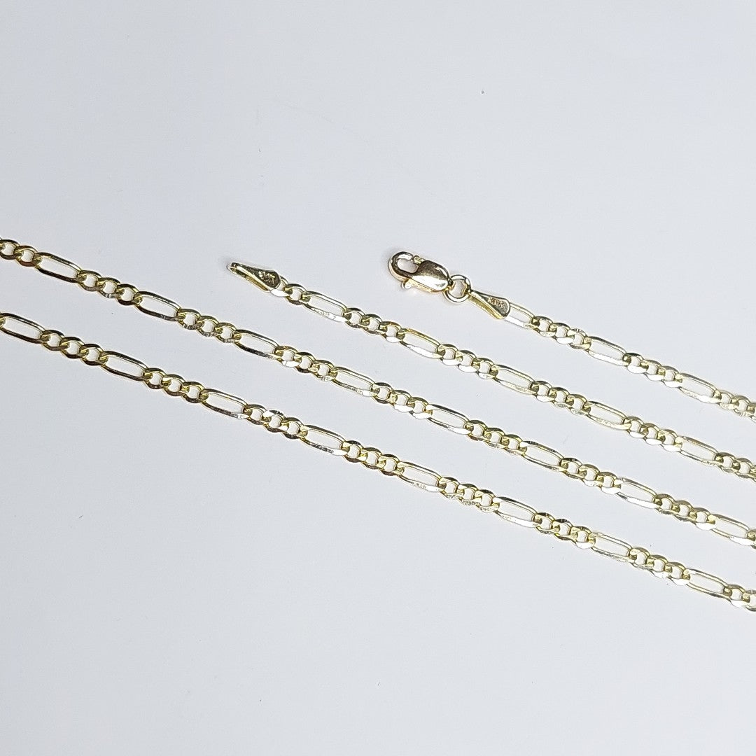 CADENA 3X1 14K 60 CM 5.1 GR (NUEVO)