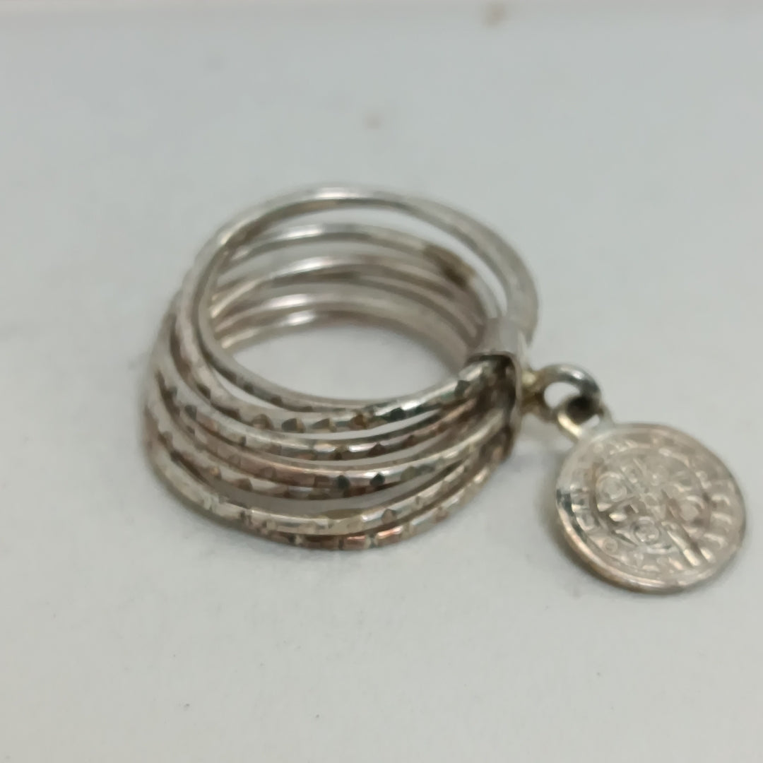 SEMANARIO DE ARGOLLAS PLATA 4,50 GRMS (SEMINUEVO)