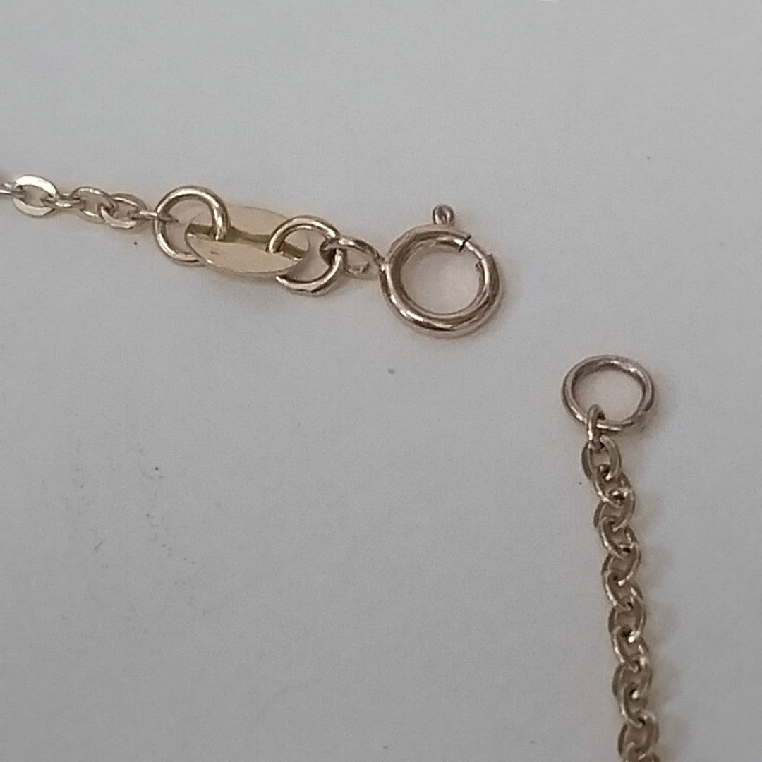 PULSERA TEJIDO ESPECIAL CON CORAZONES 14K 18 CM 1.7 GR (NUEVO)