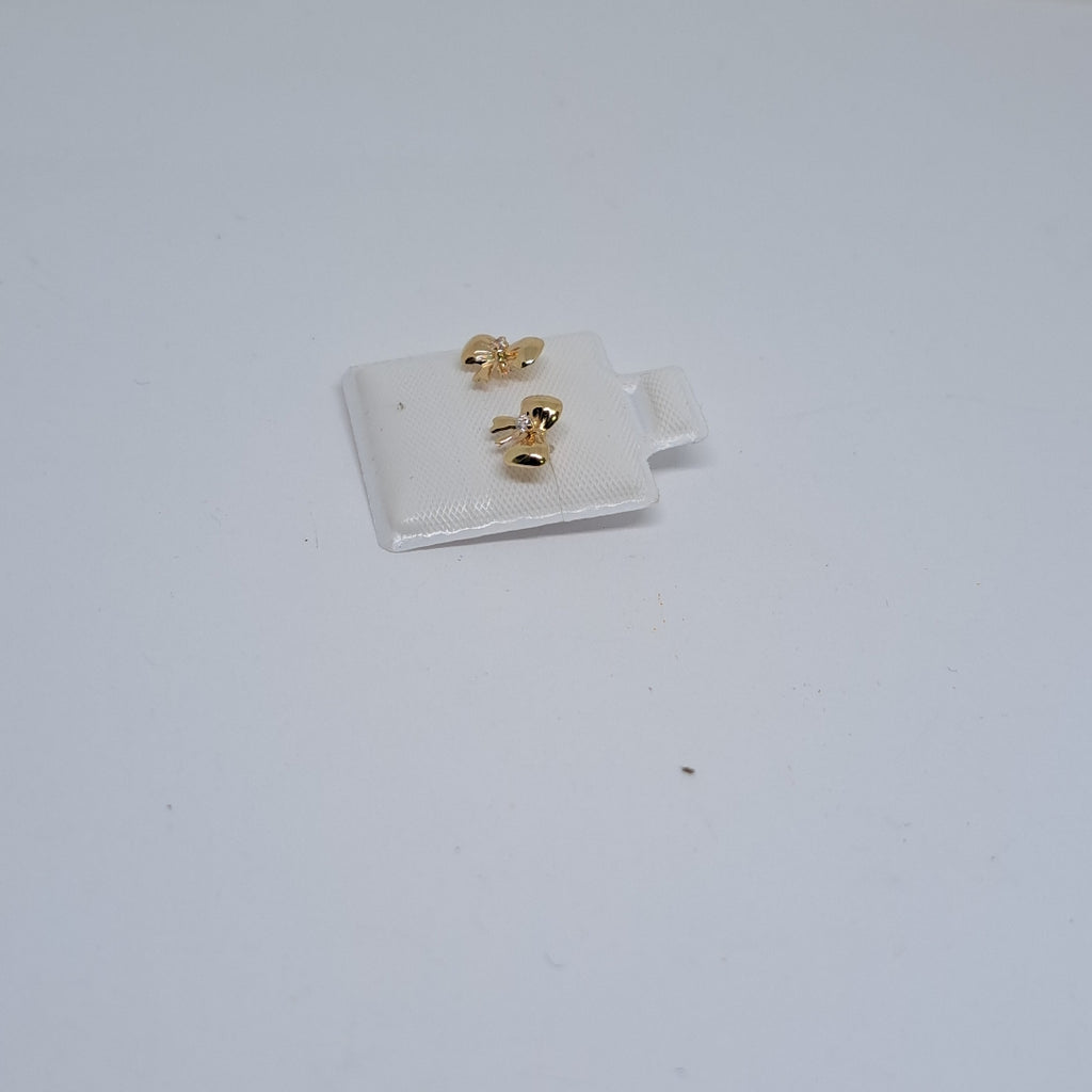 BROQUELES BROQUEL FIG MOÑO C CIRCONIA 14K 0.2441 GR (NUEVO)