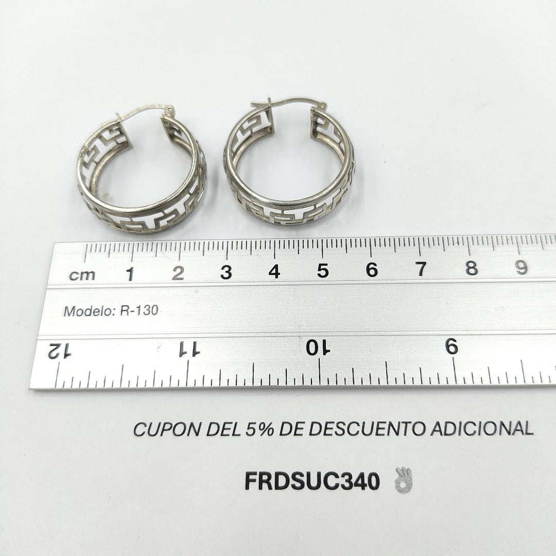 ARRACADAS PAR PLATA 5,60 GRMS (SEMINUEVO)