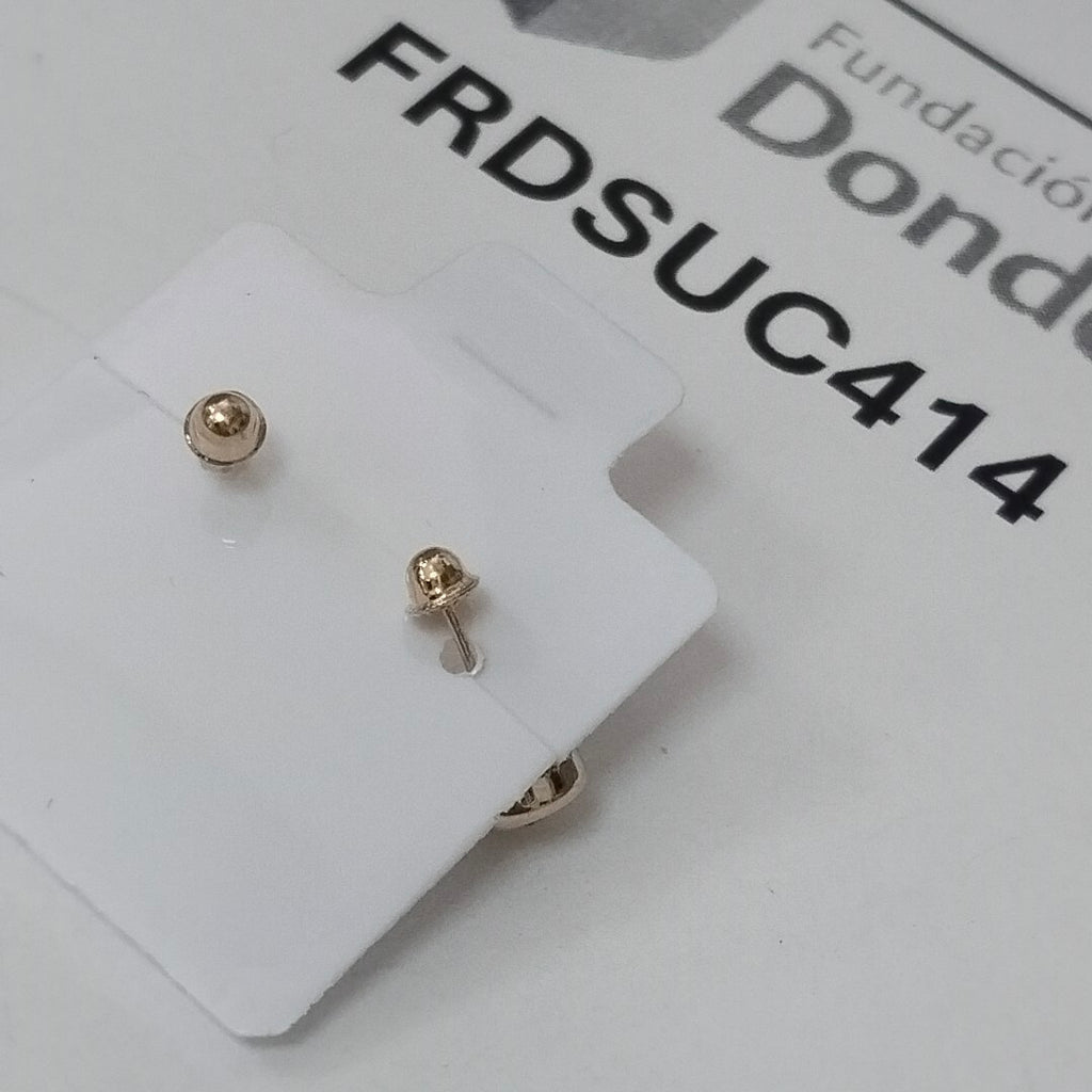 BROQUELES BROQUEL C CIRCONIA 14K 0.27 GR (NUEVO)