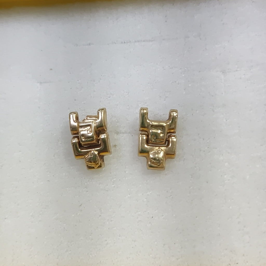 ARETES PAR ORO 14 K 1.6 GRMS (SEMINUEVO)