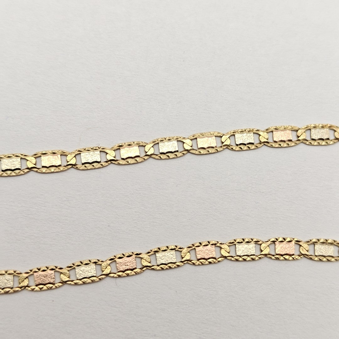 CADENA ORO COMBINADO 14 K 2,70 GRMS (SEMINUEVO)