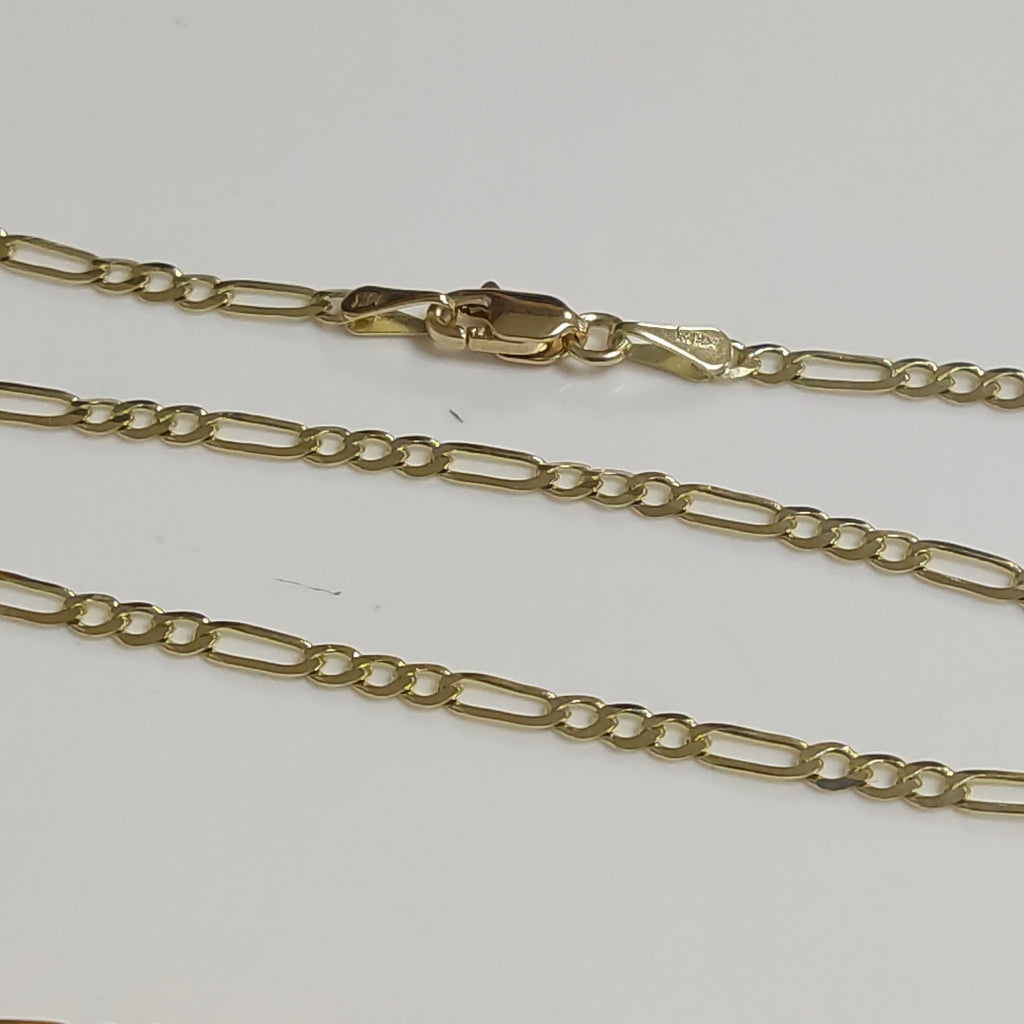 CADENA 3X1 14K 55 CM 4.9 GR (NUEVO)