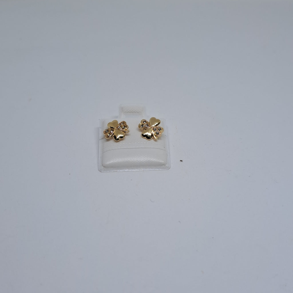 BROQUELES BROQUEL FIG TREBOL 14K 0.2851 GR (NUEVO)