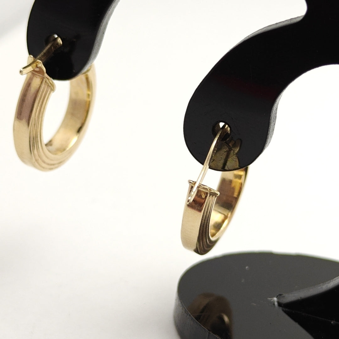 ARRACADAS PAR ORO 14 K 1,30 GRMS (SEMINUEVO)