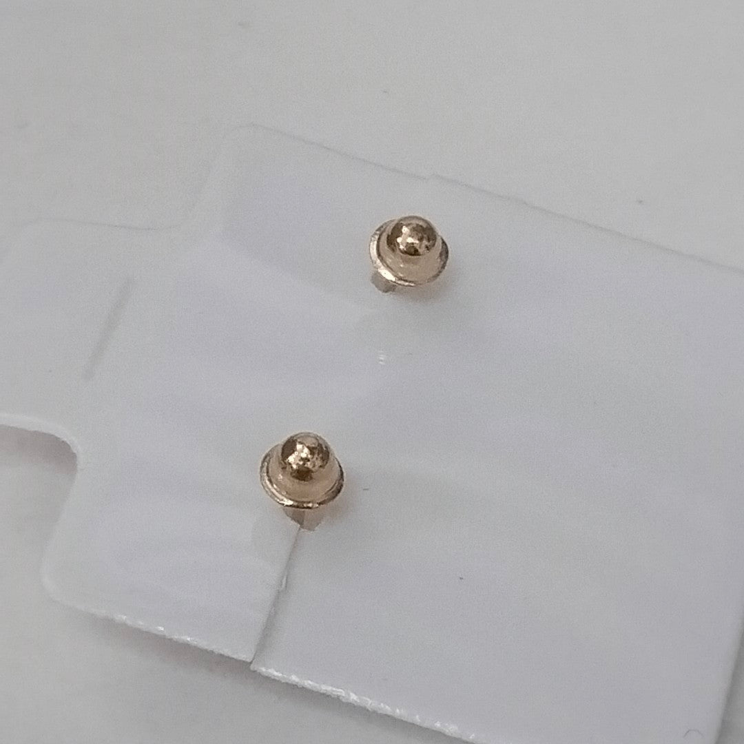 BROQUELES BROQUEL FIG CORAZON C CIRCONIA 14K 0.2614 GR (NUEVO)