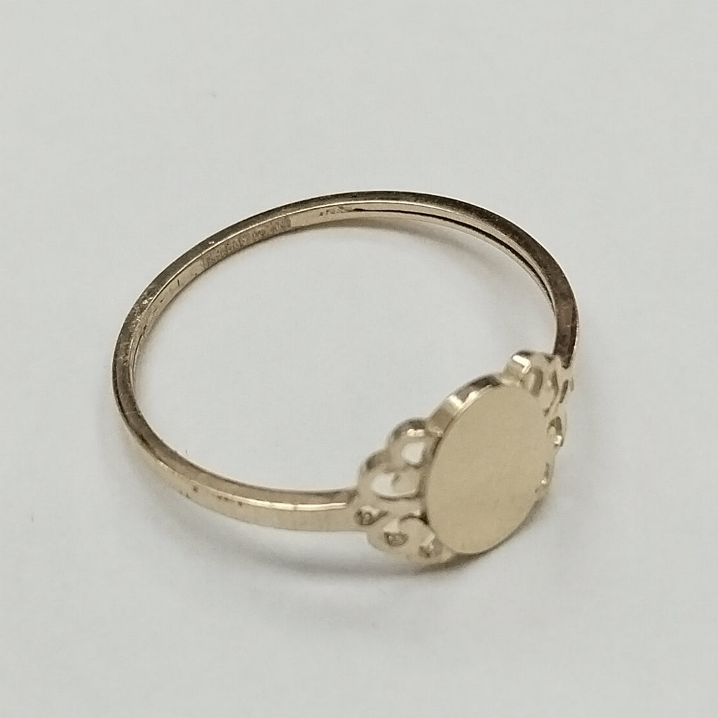 ANILLOS ANILLITO 10K TALLA 8 1 GR (NUEVO)