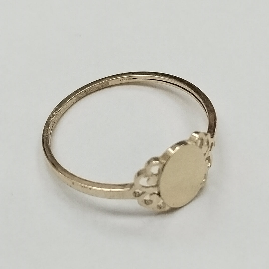 ANILLOS ANILLITO 10K TALLA 8 1 GR (NUEVO)