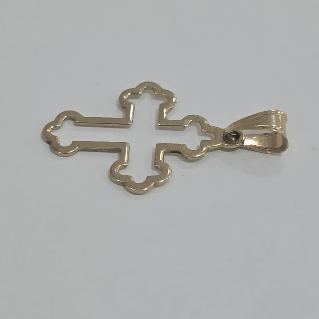 CRUZ, DIJE ORO 14 K 0.7 GRMS (SEMINUEVO)