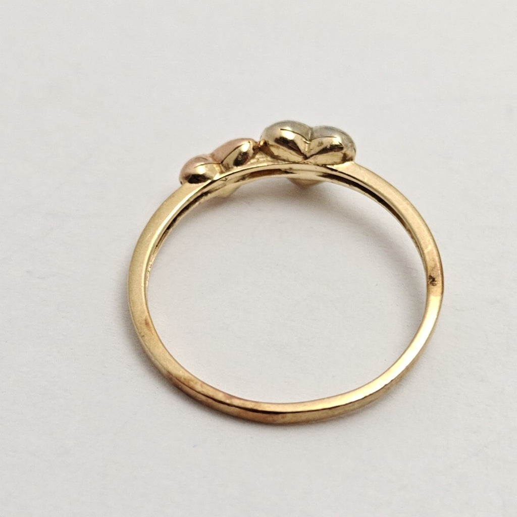 ANILLITO ORO COMBINADO 14 K 1,40 GRMS (SEMINUEVO)