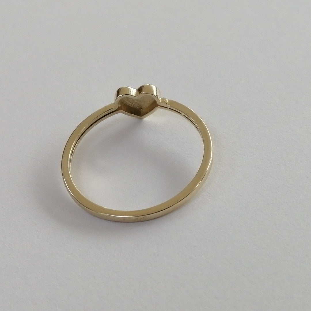 ANILLOS ANILLITO FIG CORAZON 10K TALLA 7 1.1 GR (NUEVO)