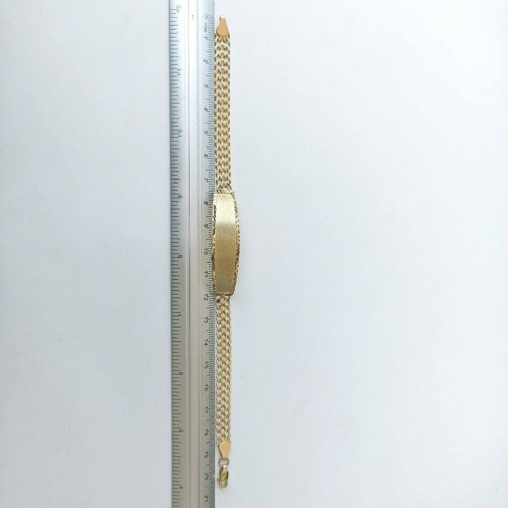 PULSERA ESCLAVA CHINO 14K 21 CM 9.8 GR (NUEVO)