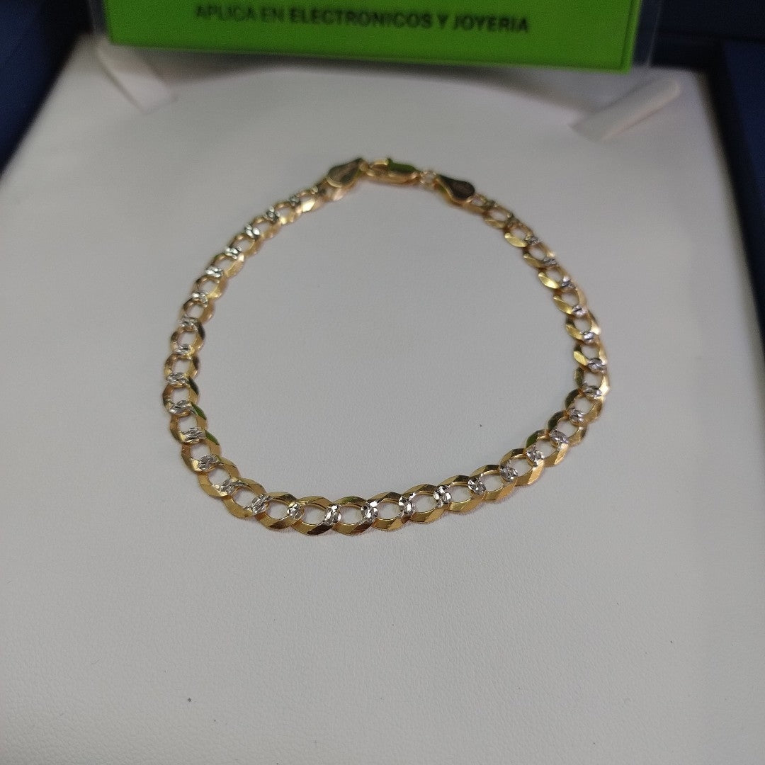 PULSERA BARBADA 14K 21 CM 6.3 GR (NUEVO)