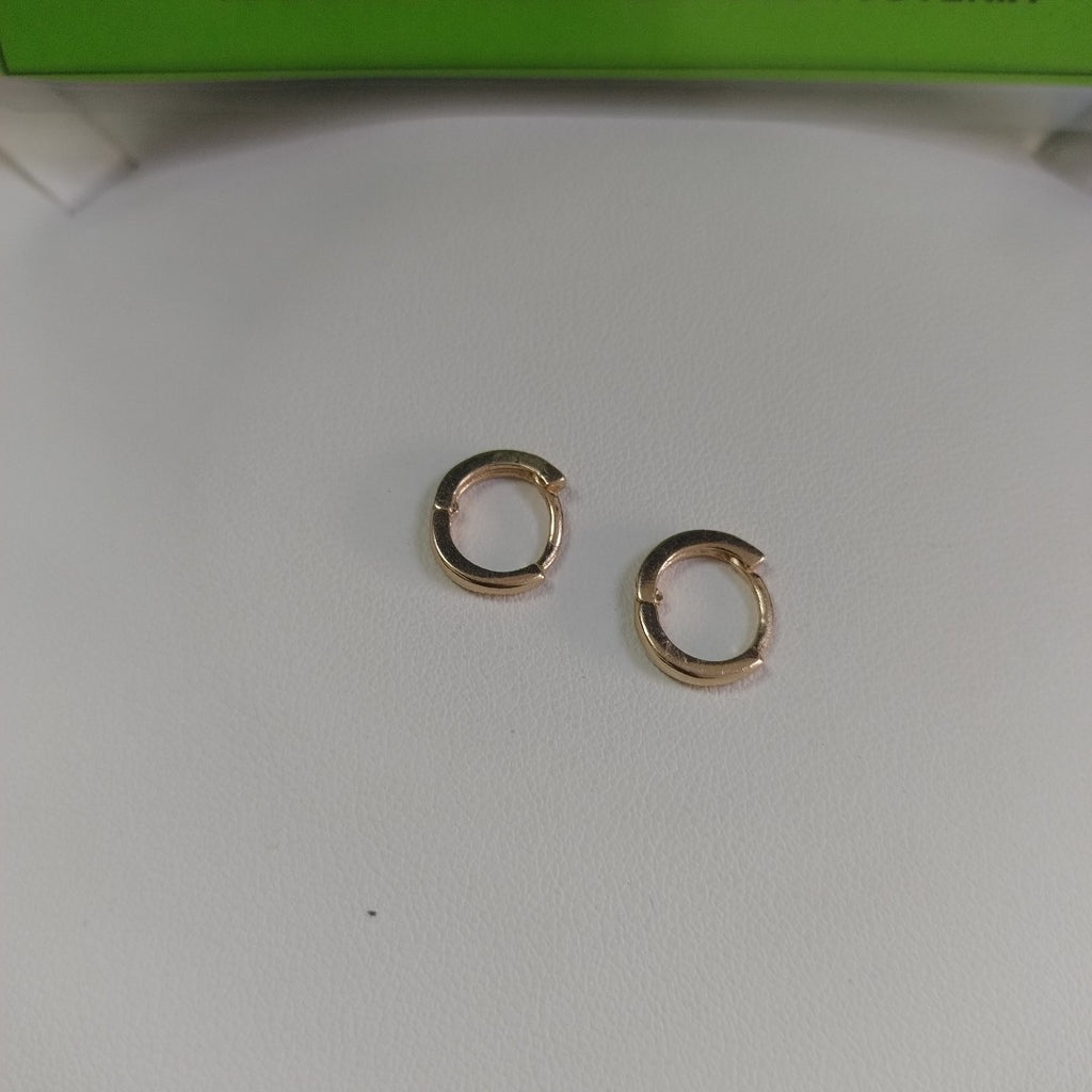 ARETES HUGGIE 14K 1.4 GR (NUEVO)