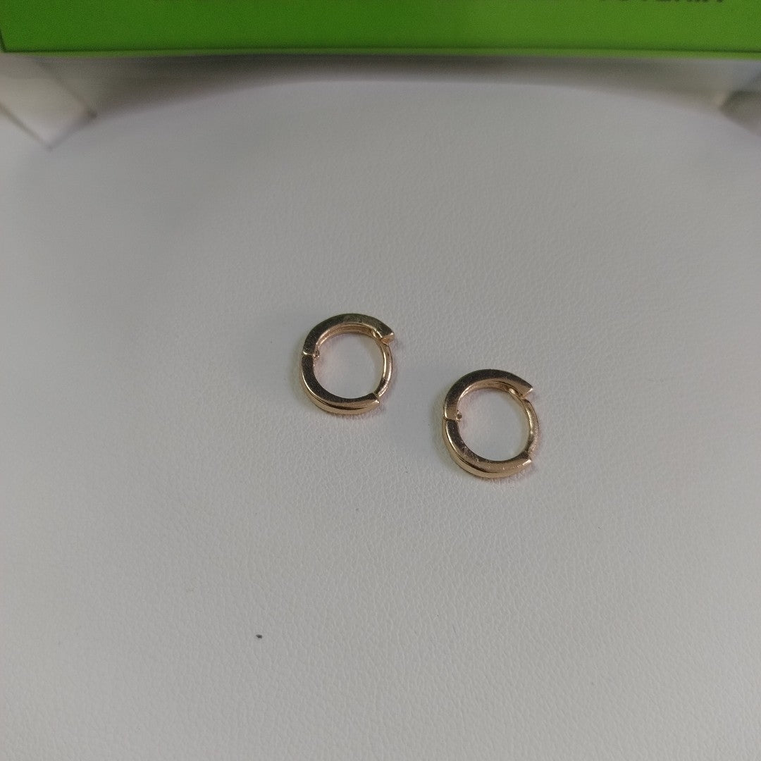 ARETES HUGGIE 14K 1.4 GR (NUEVO)