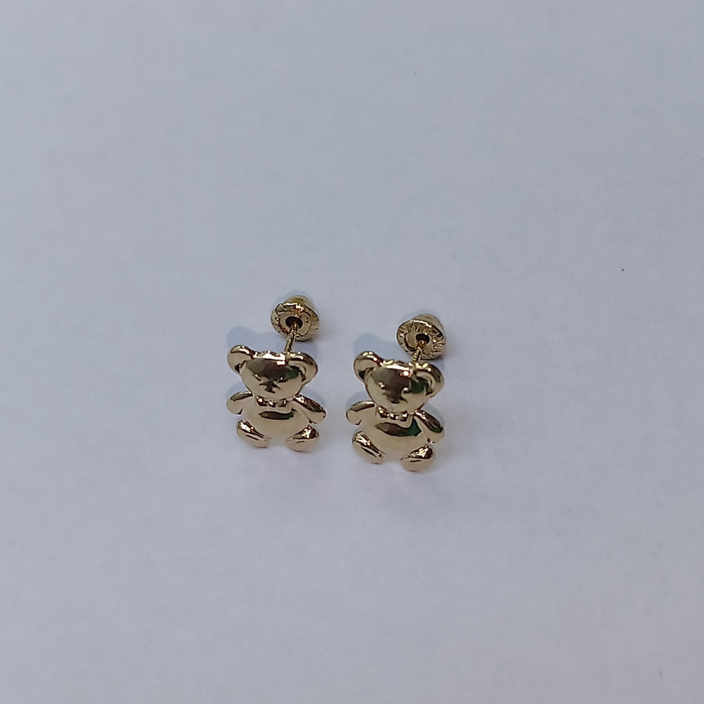 BROQUELES BROQUEL FIG OSO 14K 0.2592 GR (NUEVO)