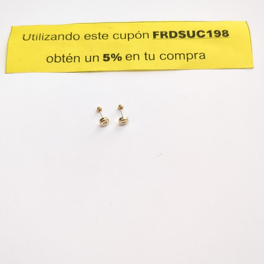 BROQUELES BROQUEL C CIRCONIA 14K 0.27 GR (NUEVO)