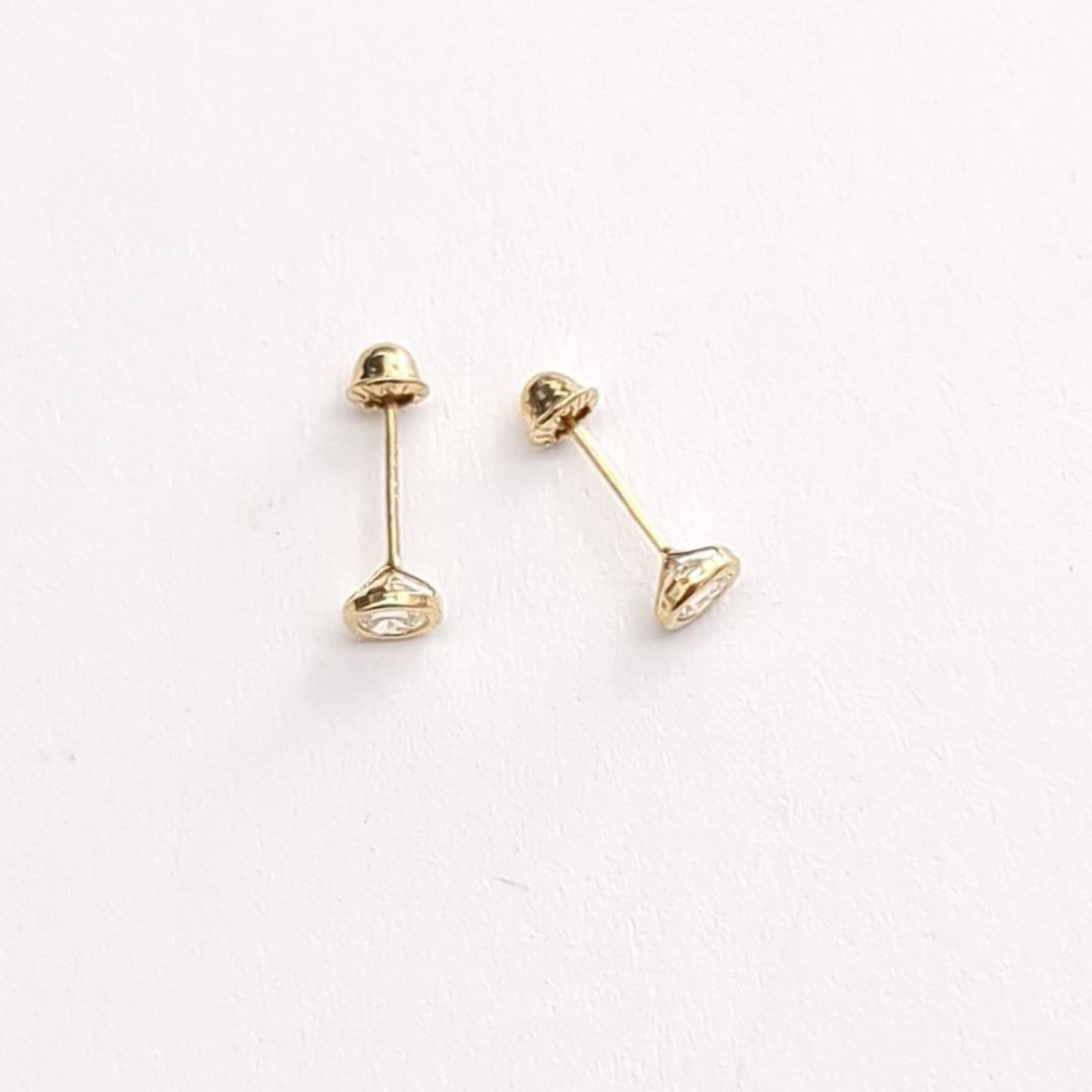 BROQUELES BROQUEL C CIRCONIA 14K 0.1501 GR (NUEVO)