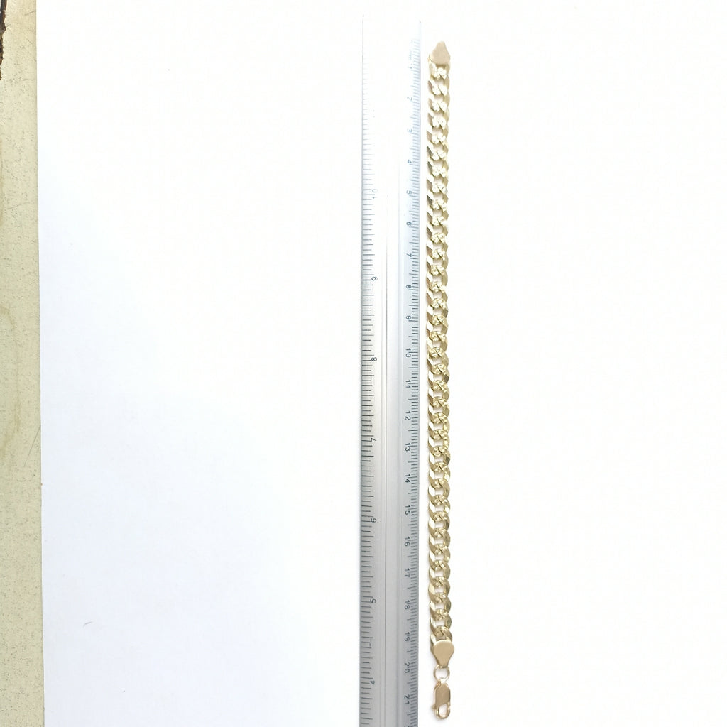 PULSERA BARBADA 14K 21 CM 19.6 GR (NUEVO)