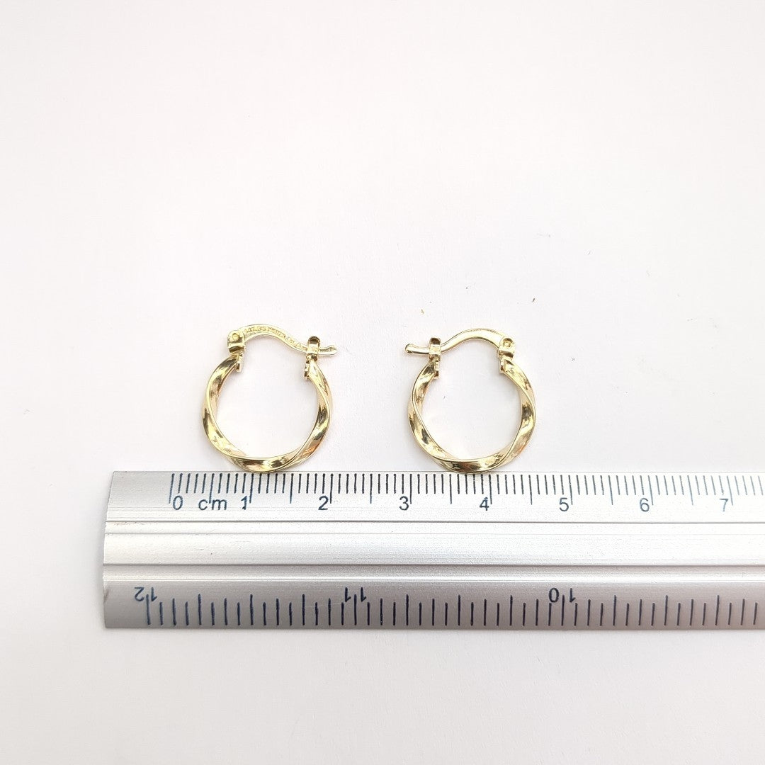 ARETES ARRACADAS TORZAL 14K 1.2 GR (NUEVO)