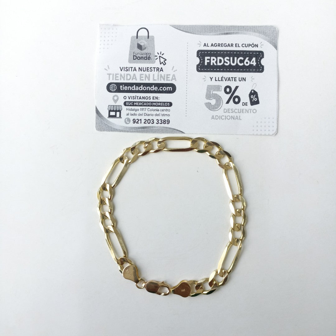 PULSERA 3X1 14K 21 CM 14.1 GR (NUEVO)