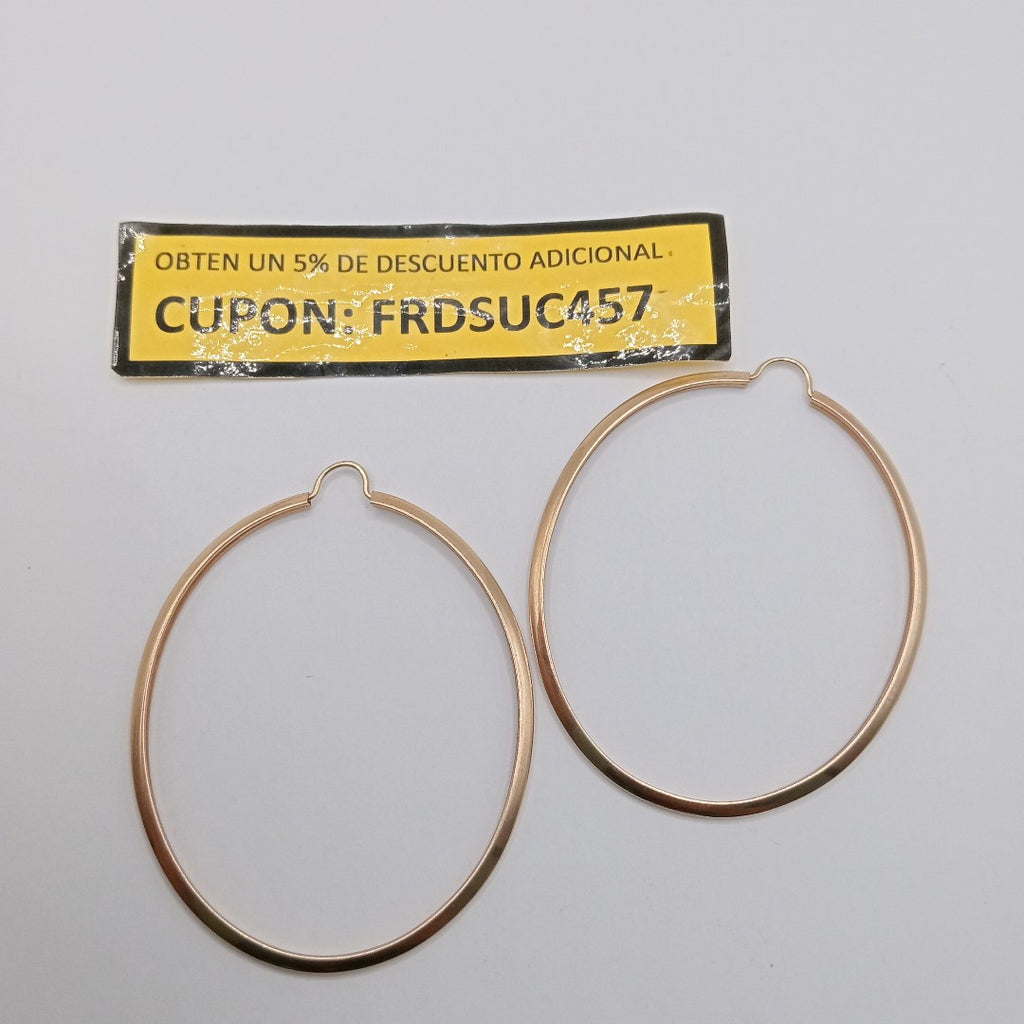 ARRACADAS PAR ORO 10 K 4.6 GRMS (SEMINUEVO)