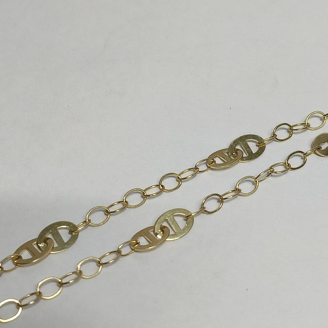 PULSERA ESPECIAL 14K 21 CM 1.8 GR (NUEVO)