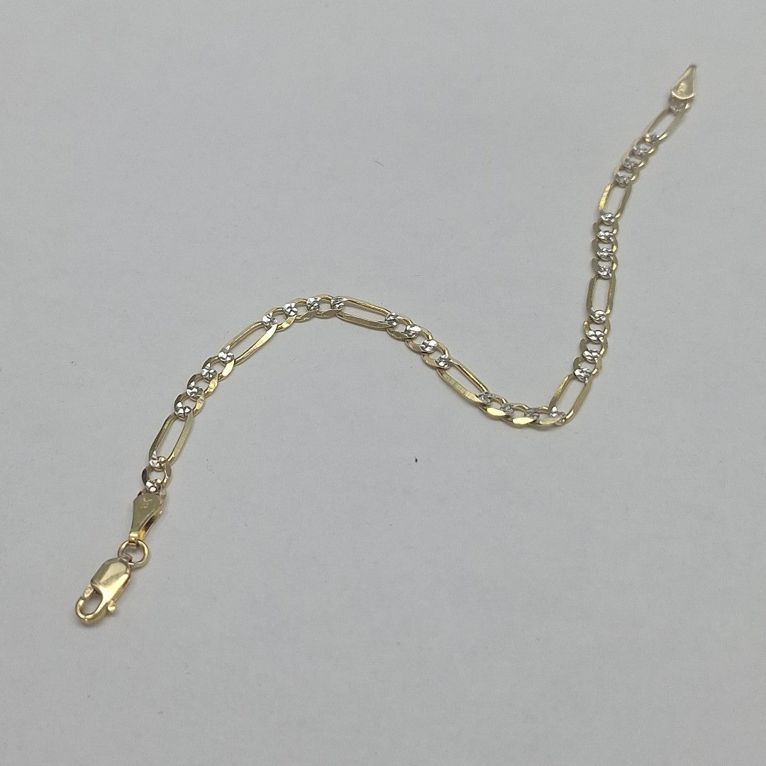 PULSERA 3X1 14K 18 CM 4 GR (NUEVO)