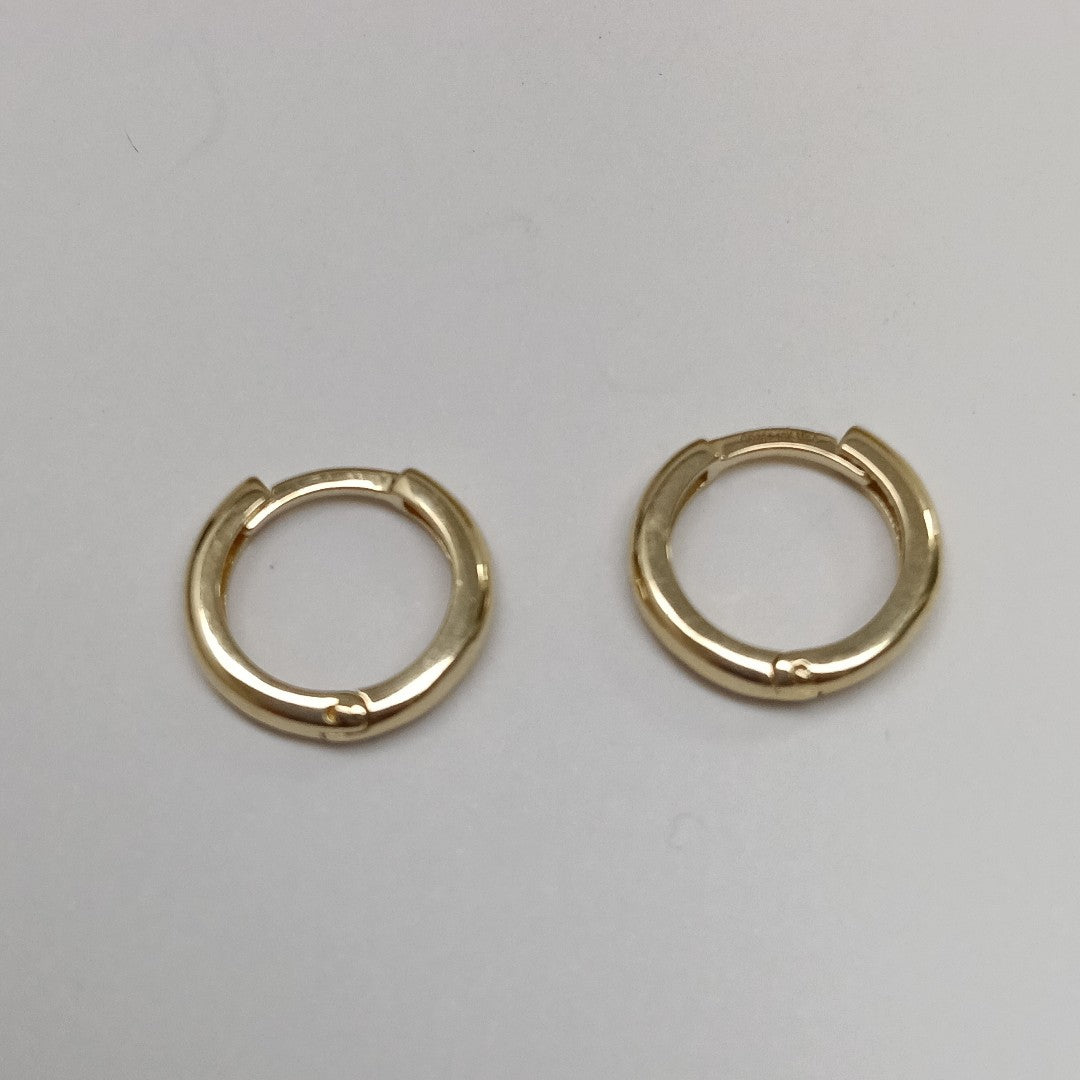 ARETES ARRACADAS LISAS 10K 1.2 GR (NUEVO)