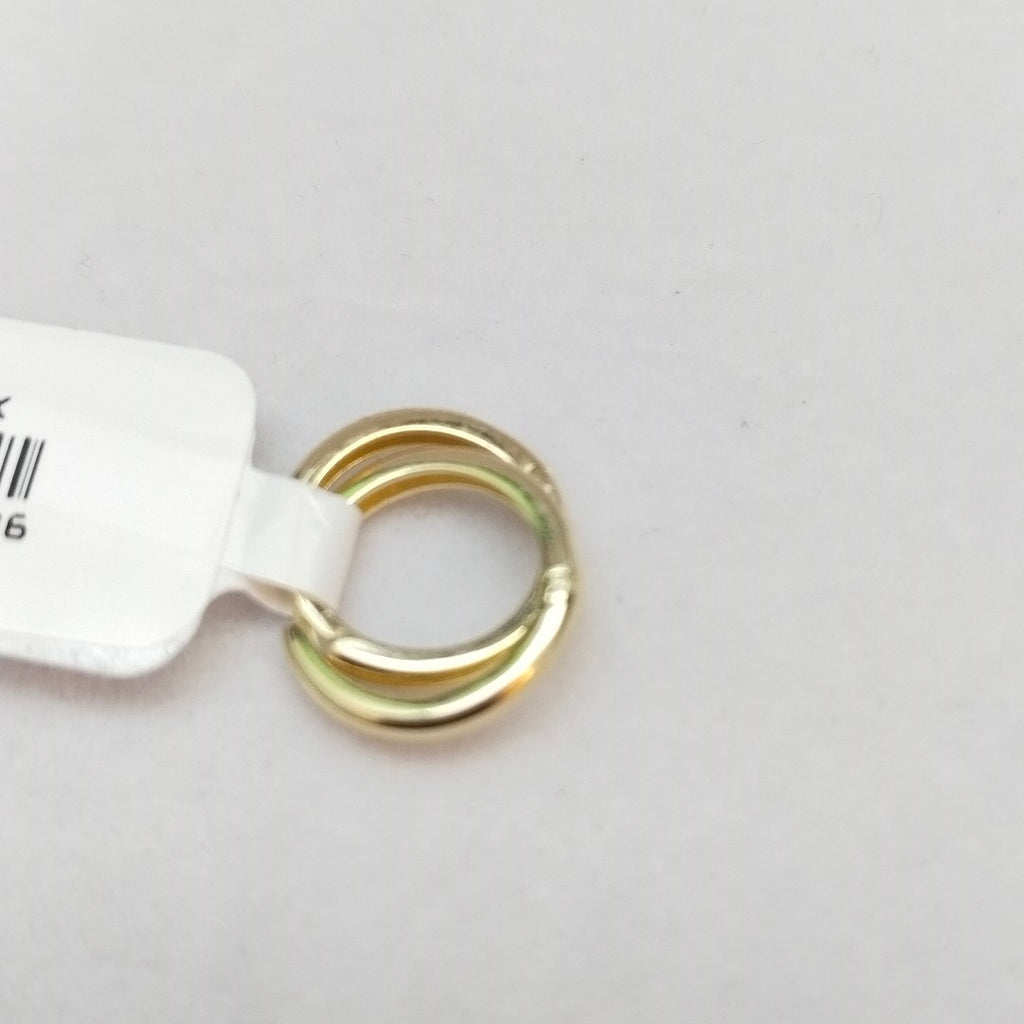 ARETES HUGGIES LISAS 14K 1.6 GR (NUEVO)