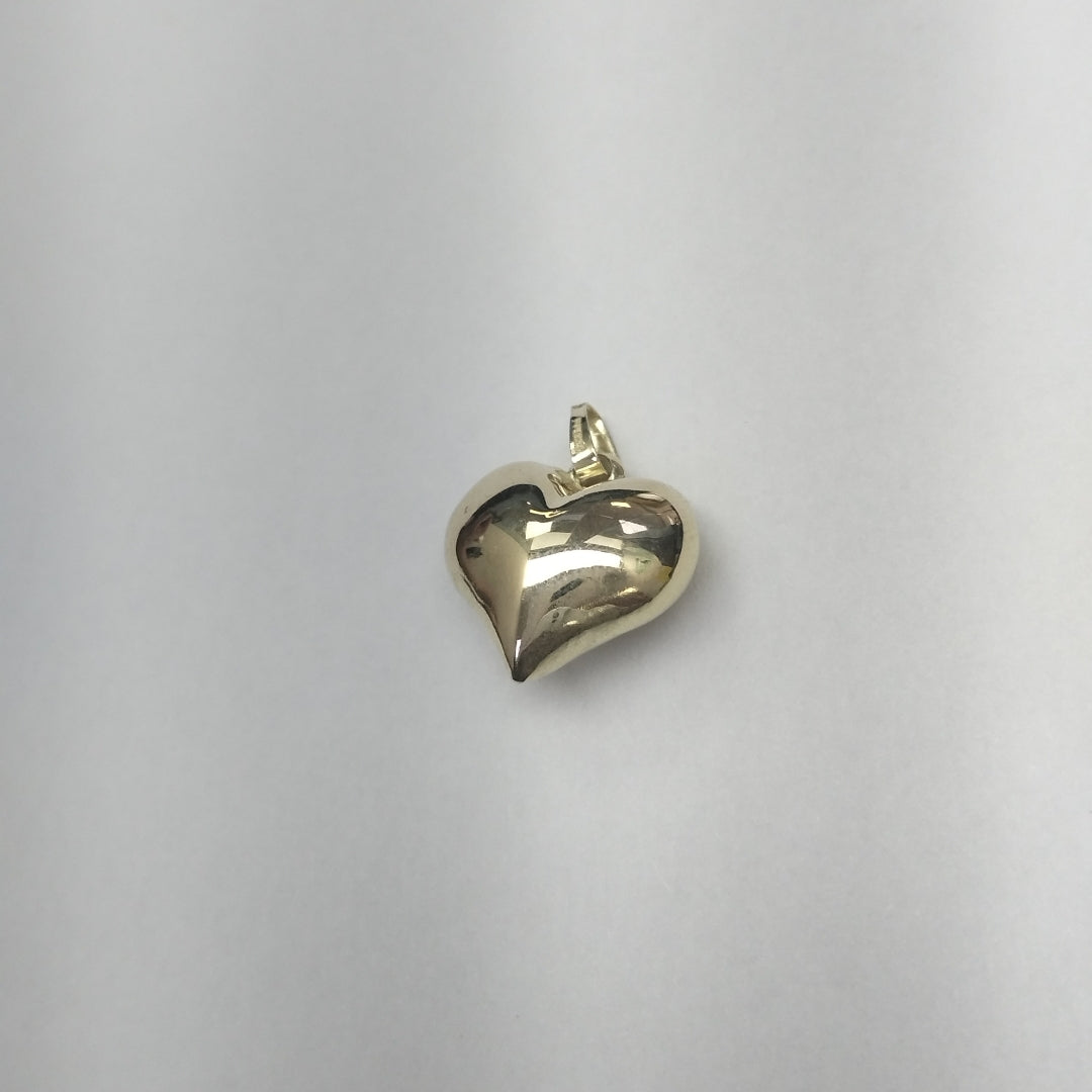 DIJE TEJIDO CORAZON LISO 14K 1.1 GR (NUEVO)