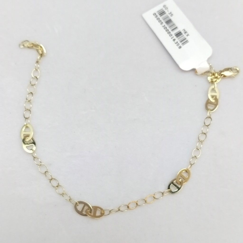 PULSERA ESPECIAL 14K 21 CM 1.8 GR (NUEVO)
