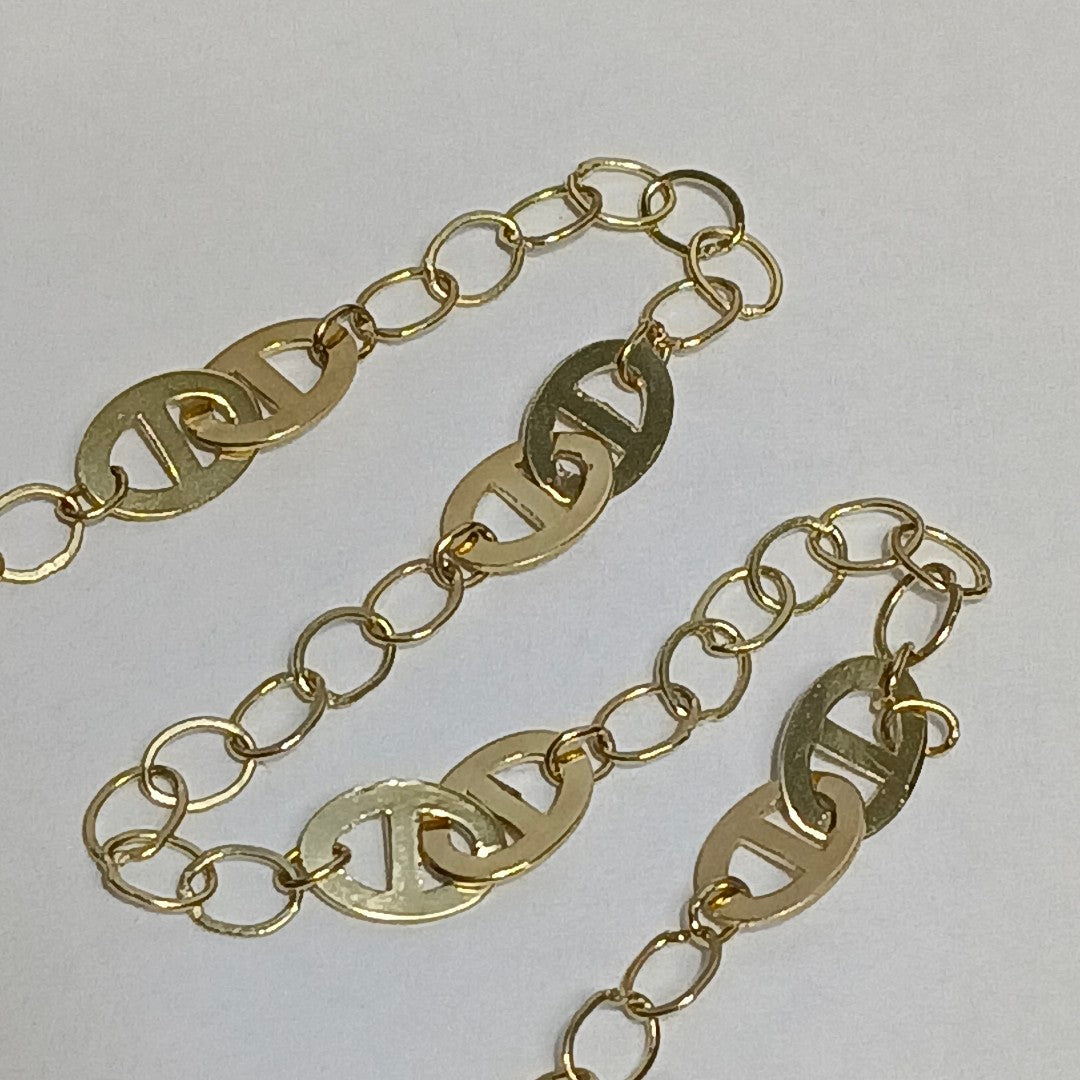 PULSERA ESPECIAL 14K 18 CM 1.5 GR (NUEVO)