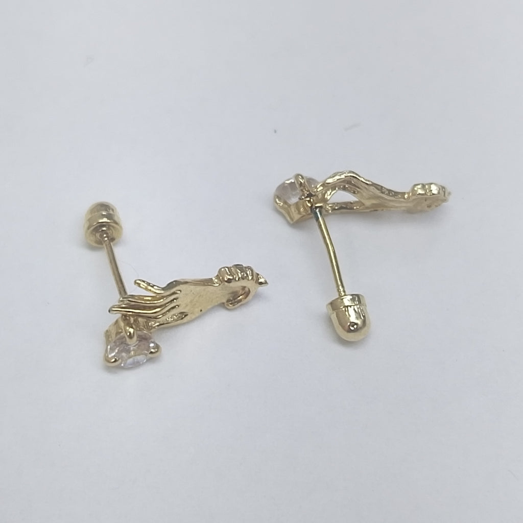 BROQUELES PAR ORO 10 K 0,80 GRMS (SEMINUEVO)
