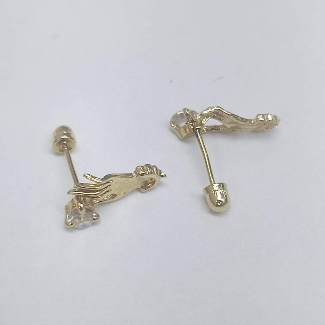BROQUELES PAR ORO 10 K 0,80 GRMS (SEMINUEVO)