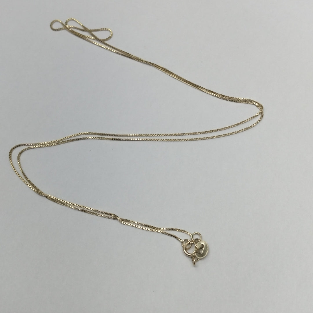 CADENA VENECIANO 14K 55 CM 1.7 GR (NUEVO)