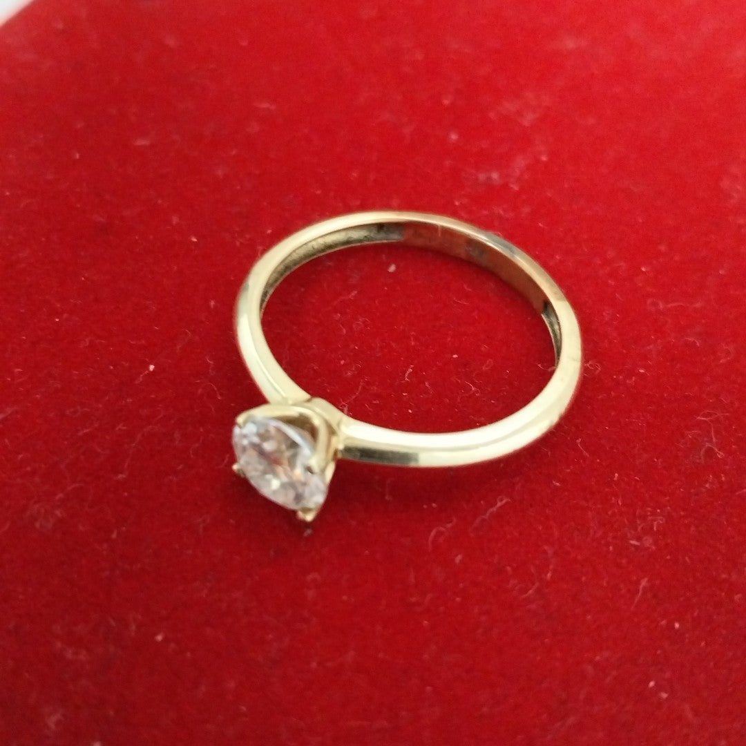 SOLITARIO ORO 14 K 1.7 GRMS (SEMINUEVO)