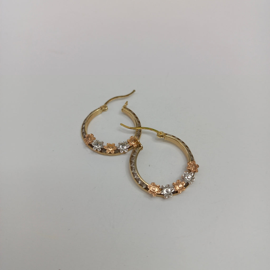 ARRACADAS PAR ORO 14 K 2.8 GRMS (SEMINUEVO)