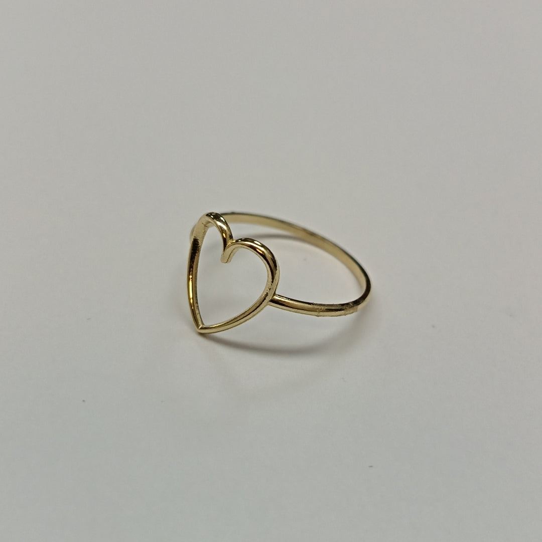 ANILLOS ANILLITO FIG CORAZON 10K TALLA 7 0.8 GR (NUEVO)