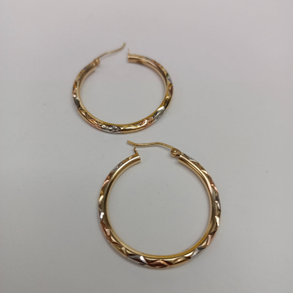 ARRACADAS PAR ORO 14 K 2,50 GRMS (SEMINUEVO)