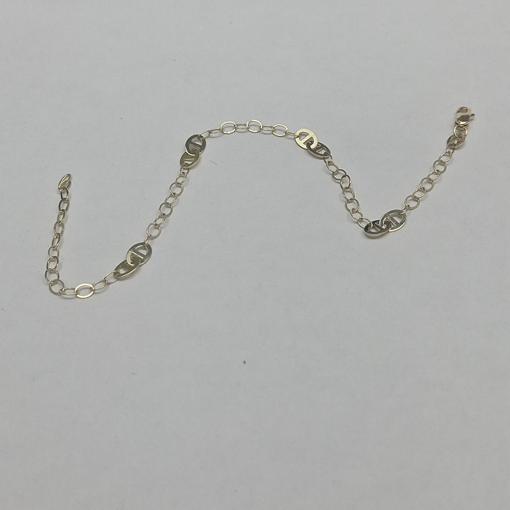 PULSERA ESPECIAL 14K 21 CM 1.9 GR (NUEVO)