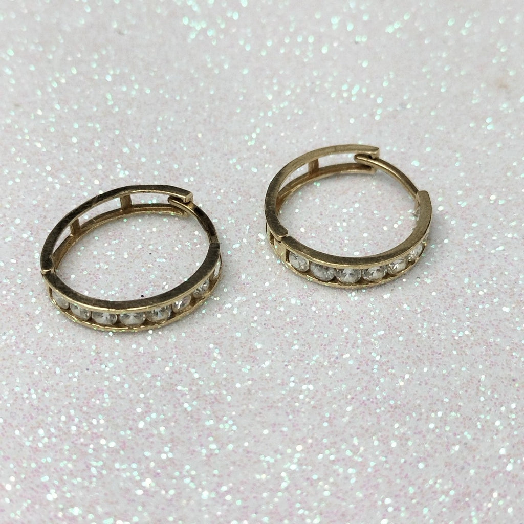 ARRACADAS PAR ORO 14 K 2,40 GRMS (SEMINUEVO)